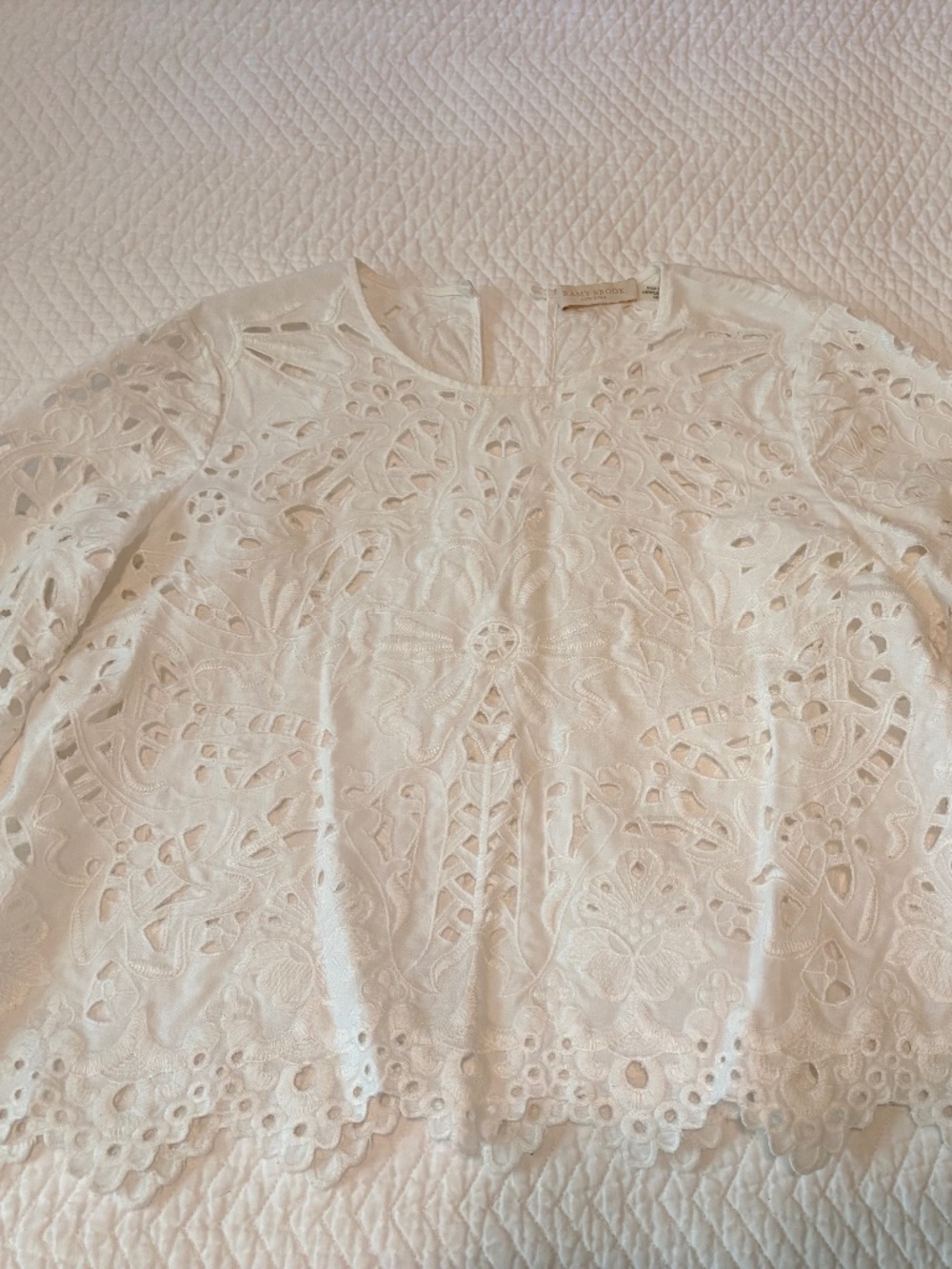 Ramy Brook eyelet lace top sz xS